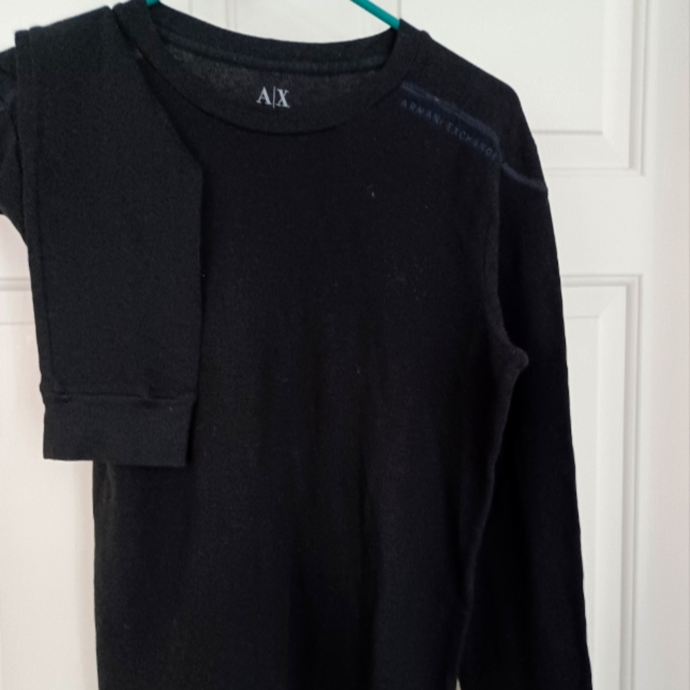 NWOT ARMANI EXCHANGE BLK TOP M